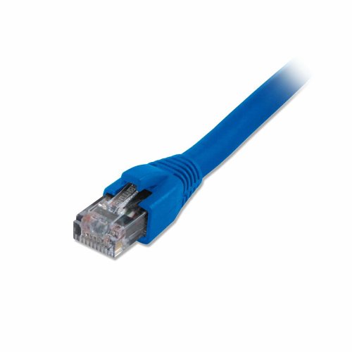 Comprehensive CAT6A-50BLU CAT6A Shielded Patch Cable, 50' (15.2m), Blue