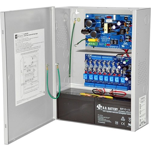 Altronix AL400ACM220 Access Power Controller with Power Supply/Charger, 8 Fused Relay Outputs, 12/24VDC at 4A, FAI, 220VAC, BC400 Enclosure