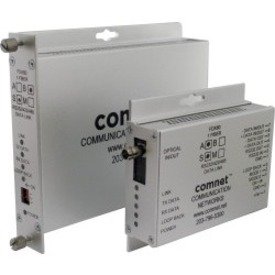 ComNet FDX60M2M Small Size RS232/422/485 2W and 4W Bi-directional Universal Data Transceiver, mm, 2 fiber