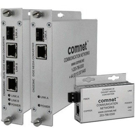 ComNet CNGE22MC 4 Port (2-Channel) 10/100/1000 Mbps Ethernet Media Converter