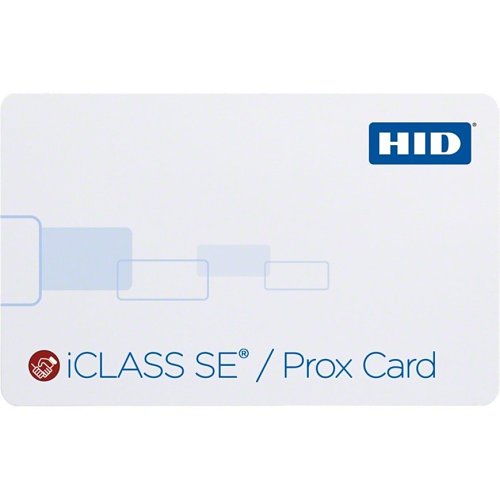 HID 3154RGGMNM iCLASS 32k SE + Prox Card, iCLASS with SIO, 125 kHz Programmed with HID or Indala Format, Glossy Front and Back, 13.56 MHz iCLASS and 125 kHz Sequential Matching Numbering, No Slot