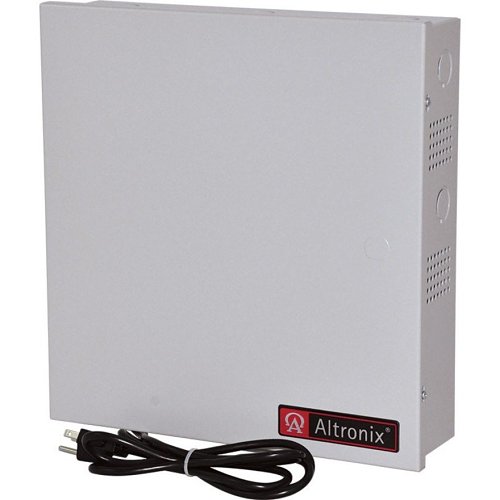 Altronix ALTV615DC8ULCB3 CCTV Power Supply, 8 PTC Class 2 Outputs, 6-15VDC at 4A, 115VAC, BC300 Enclosure, Includes 3-Wire Line Cord