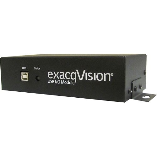 Exacq 5000-50200 External USB Input/Output Module, Eight TTL Inputs, Four TTL Outputs, One Relay Output, One RS-485 Connection