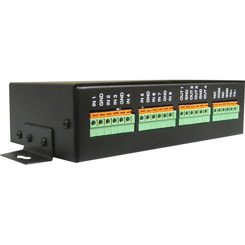 Exacq 5000-50200 External USB Input/Output Module, Eight TTL Inputs, Four TTL Outputs, One Relay Output, One RS-485 Connection