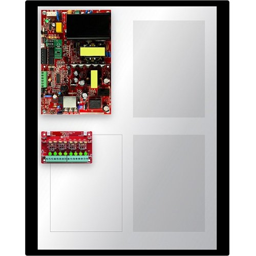 LifeSafety Power FPO150-D8PE2M Mercury Unified Power 8 Door Unified, SV Standard, 6A/12V or 3A/24V, 8 Aux, E2M Enclosure