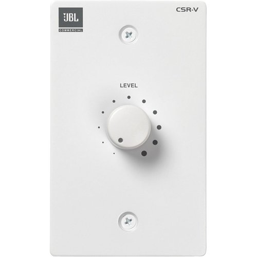 JBL Commercial JBLCSR2SVWHTV InWall Volume Control and Source Selector for Select CSM Mixers, White