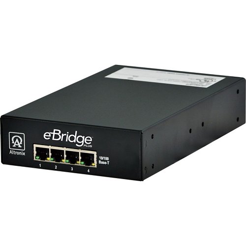 Altronix EBRIDGE4PCRM EoC 4-Port Receiver, 25Mbps per Port, Passes PoE/PoE+, Requires Compatible Transceiver