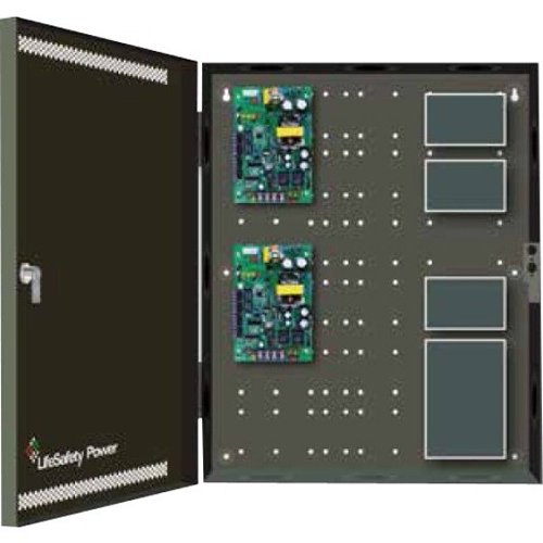 Lifesafety Power FPO75/75-E2 6 Amp 12VDC or 3 Amp 24VDC Access Control Power Supply 16" W x 20" H x 4.5" D Enclosure