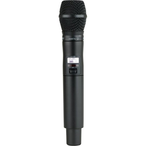 Shure ULXD2/SM87 Digital Handheld Transmitter with SM87 Capsule, G50 (470-534 MHz) Frequency Band Version