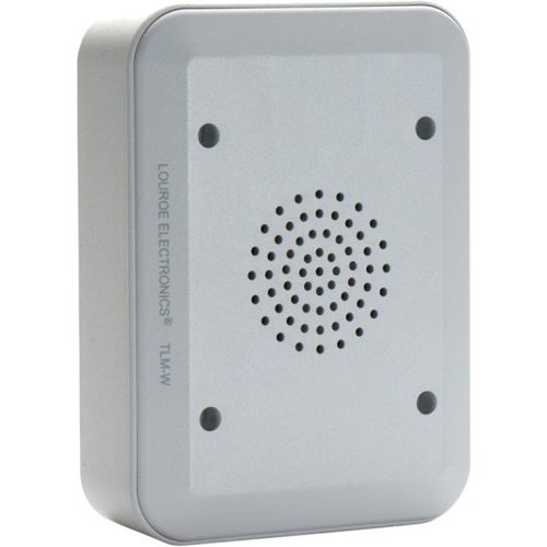 Louroe TLM-W Two-Way Speaker with Microphone,  White