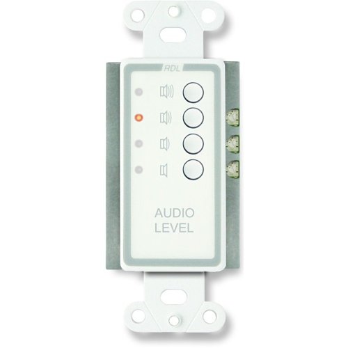 RDL D-RLC3 Remote Level Control, Preset Levels, 4 Selectable System Levels, or 3 Levels Plus Off, White
