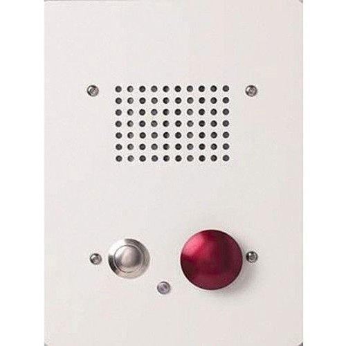 Aiphone NE-NVP-2DC/A 3-Gang Sub, Vandal Resistant, with Red Alternate Action Button