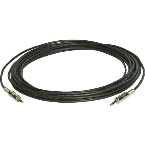 Kramer 95-0101003 3.5mm (M) to 3.5mm (M) Stereo Audio Cable, 3'