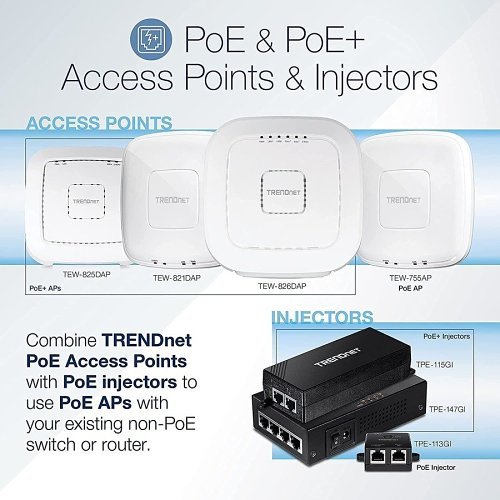 TRENDnet TEW-755AP N300 PoE Access Point, 300 Mbps