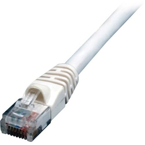 Comprehensive CAT6SHP-50WHT CAT6 Patch Cable, Solid Plenum, Shielded, Snagless, 50' (15.2m), White