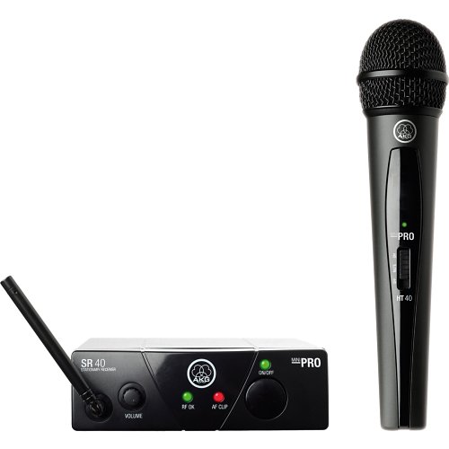 AKG WMS40 Wireless Mini Single Vocal Microphone Set, Band 45a