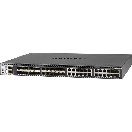 Netgear XSM4348S Stackable Managed Switch with 24 Ports SFP+ and 24 Ports 10GbE Copper