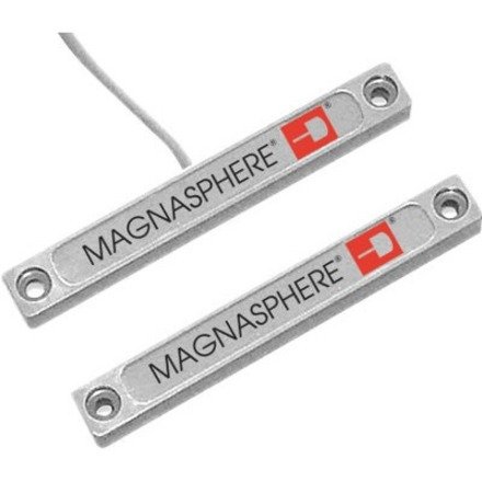 Magnasphere MSS-89SL WHITE Surface Mount Contact Open Loop with 12" Jacketed Leads, White