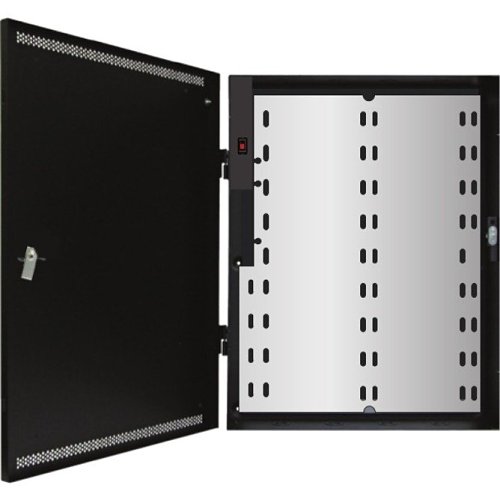 LifeSafety Power E6M MCLASS Power Enclosure 4/8 Door Mercury Security, 30" x 23" x 6.5"