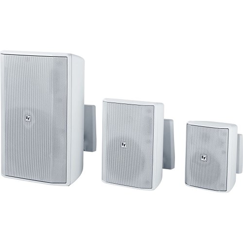 Electro-Voice EVID-S8.2 High-Performance 2-Way Full-Range, 8 in. Surface Mount Speaker, White