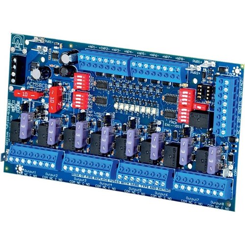 Altronix  ACMS8 Dual-Input Access Power Controller, 8 Fuse-Protected Outputs, Board