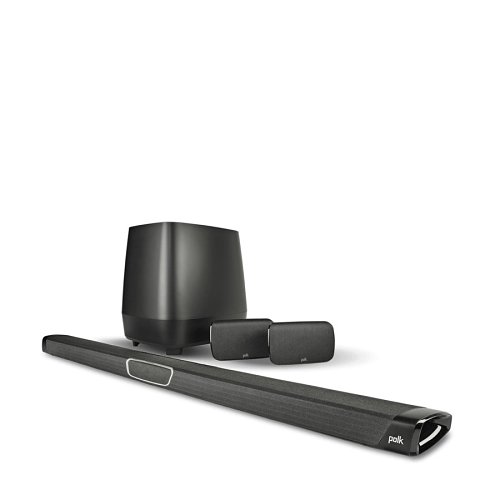 Polk MagniFi MAX SR 5.1 Home Theater Sound Bar System, Includes MAX Sound Bar, Wireless Subwoofer and Two Wireless Surround Speakers