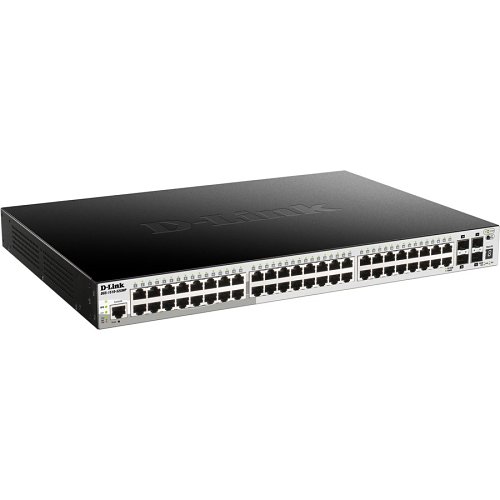 D-Link DGS-1510-52XMP Gigabit Stackable Smart Managed Switch with 10G Uplinks