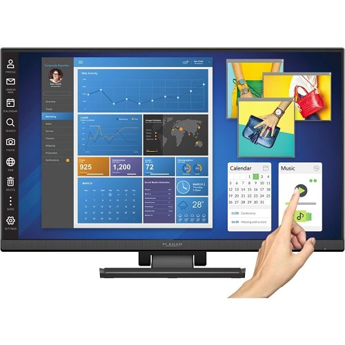 Planar PCT2435 Helium 24" Full HD Widescreen LCD Touch Screen Desktop Monitor