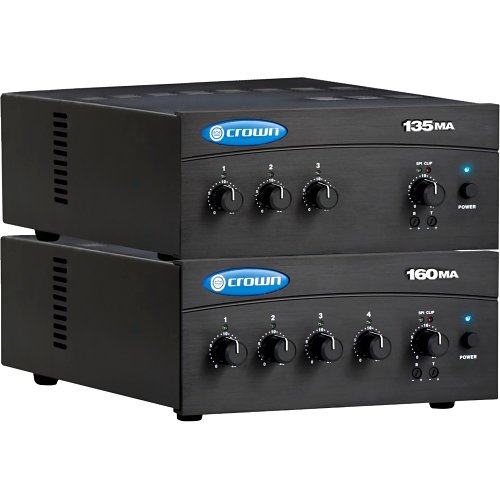 Crown 135MA 3-Input 35W Mixer-Amplifier, 70V/100V, 8 Ohms