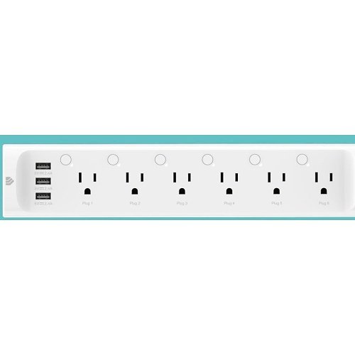 Kasa Smart HS300 Wi-Fi Power Strip, 6-Outlets