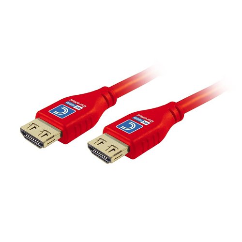 Comprehensive MHD18G-12PROREDA MicroFlex Pro AV/IT Integrator Active 4K60 18G High Speed Active HDMI Cable with ProGrip, 12', Red