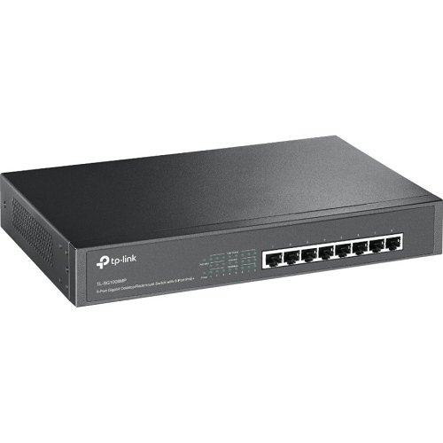 TP-Link TL-SG1008MP 8-Port Gigabit Desktop/Rackmount Switch with 8-Port PoE+