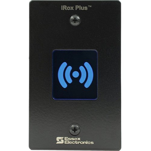 Essex IRXP-2B iRox Plus Dual Frequency MultiCLASS SE Reader, Single Gang, Black Faceplate