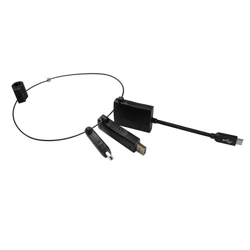 Comprehensive RING-3 Adapter Ring with (3) Adapters: Mini-DisplayPort (M) to HDMI (F) Adapter, DisplayPort (M) to HDMI (F) Adapter, and USB-C (M) to HDMI (F) Dongle