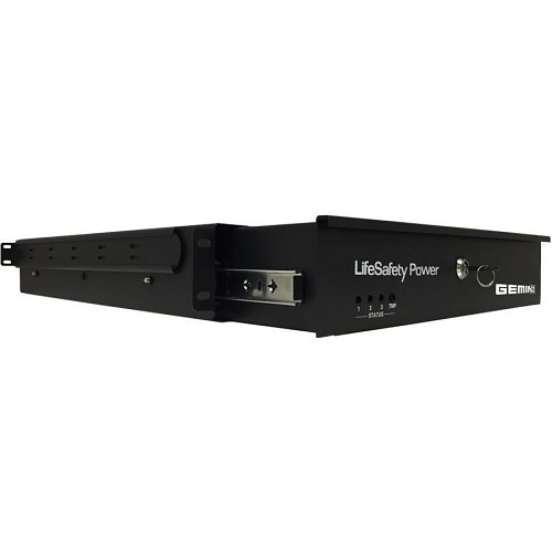 Lifesafety Power RGM150-D8PZ GEMINI RGM150 SERIES 4 Door 150W Integrated Mercury Rackmount Standard / Networked, Single or Dual Voltage UL/CUL/CE, Four Post Mounting