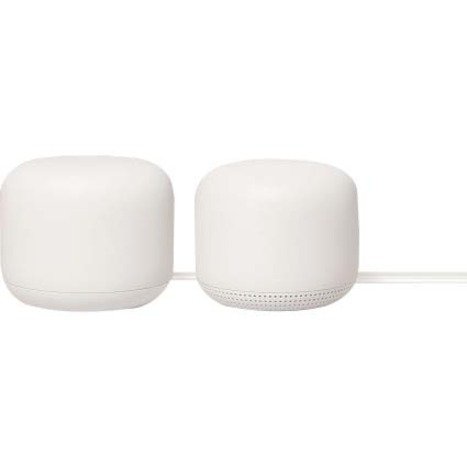 Google Nest Wi-Fi Mesh Router and 1 Add-On Point (GA00822-US)