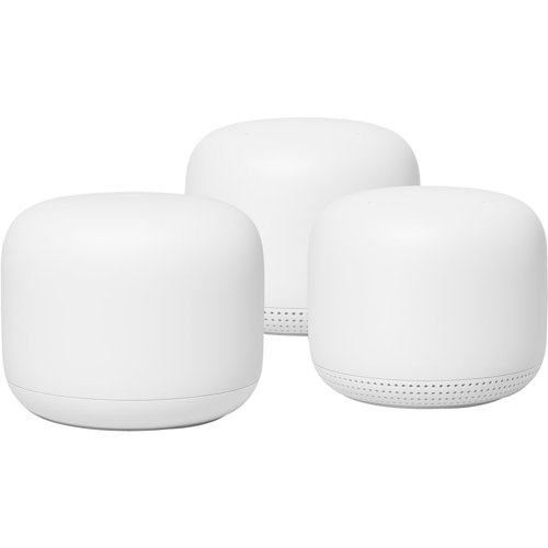 Google Nest Wi-Fi Wireless Router and Access Points Kit, 3-Piece, Snow (GA00823-US)