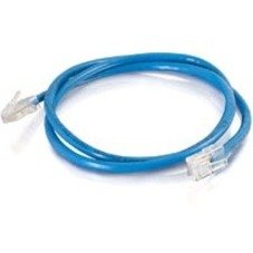 Quiktron 560-110-007 Q-Series CAT5e Patch Cord, Non-Booted, 7' (2.1m), Blue