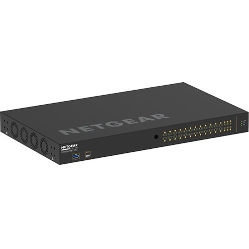 Netgear MGSM4230P Managed Switch, AV Line 24x1G PoE  300W 2x1G and 4xSFP