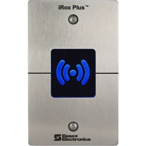 Essex IRXP-2S iRox Plus Dual Frequency MultiCLASS SE Reader, Single Gang, Stainless Faceplate