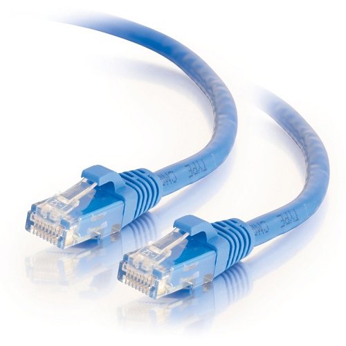 C2G CG27140 CAT6 Snagless Unshielded (UTP) Ethernet Network Patch Cable, 1' (0.3m), Blue