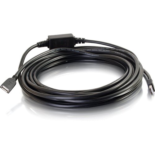 C2G CG39011 32' (9.8m) USB A Male to A Female Active Extension Cable - Plenum, CMP-Rated