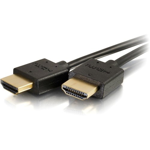 C2G CG41361 Ultra Flexible High Speed HDMI Cable with Low Profile Connectors, 4K 60Hz, 1' (0.3m)