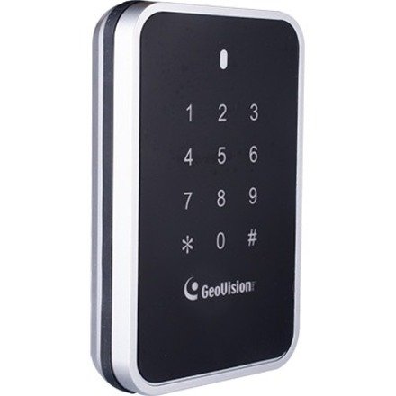 GeoVision GV?RKD1352 Card Reader with Keypad, 13.56 MHz Mifare, DESFire EV2, OSDP