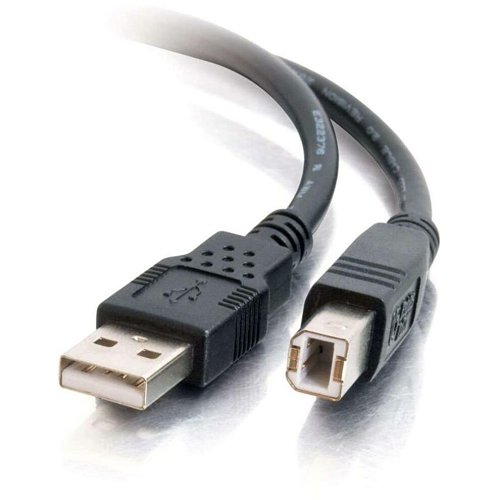 C2G CG28104 USB 2.0 A/B Cable, USB-A Male to USB-B Male, 5m, Black