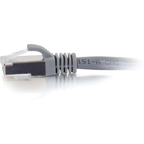 C2G CG00783 CAT6a Snagless Shielded (STP) Ethernet Network Patch Cable, 10' (3m), Gray