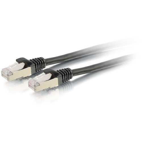 C2G CG00823 CAT6a Snagless Shielded (STP) Ethernet Network Patch Cable, 30' (9.1m), Black