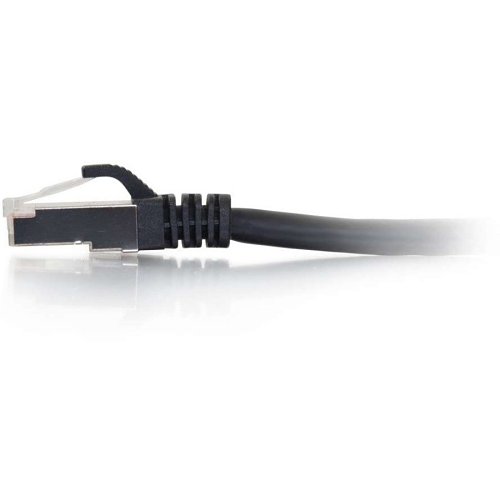 C2G CG00823 CAT6a Snagless Shielded (STP) Ethernet Network Patch Cable, 30' (9.1m), Black