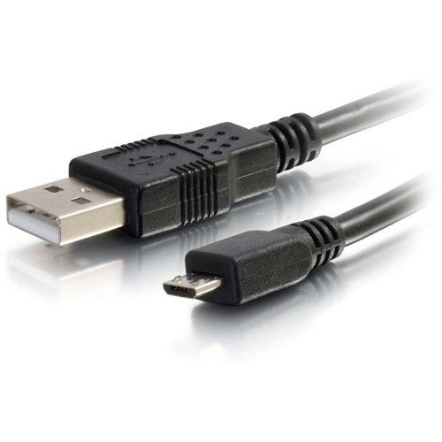 C2G CG27366 USB 2.0 A to Micro-B Cable M/M, 9.8' (3m), Black