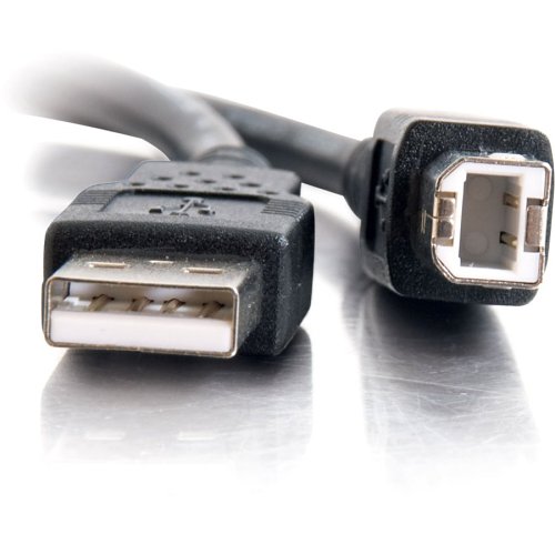 C2G CG28103 USB 2.0 A/B Cable, Black, 9.8' (3m)